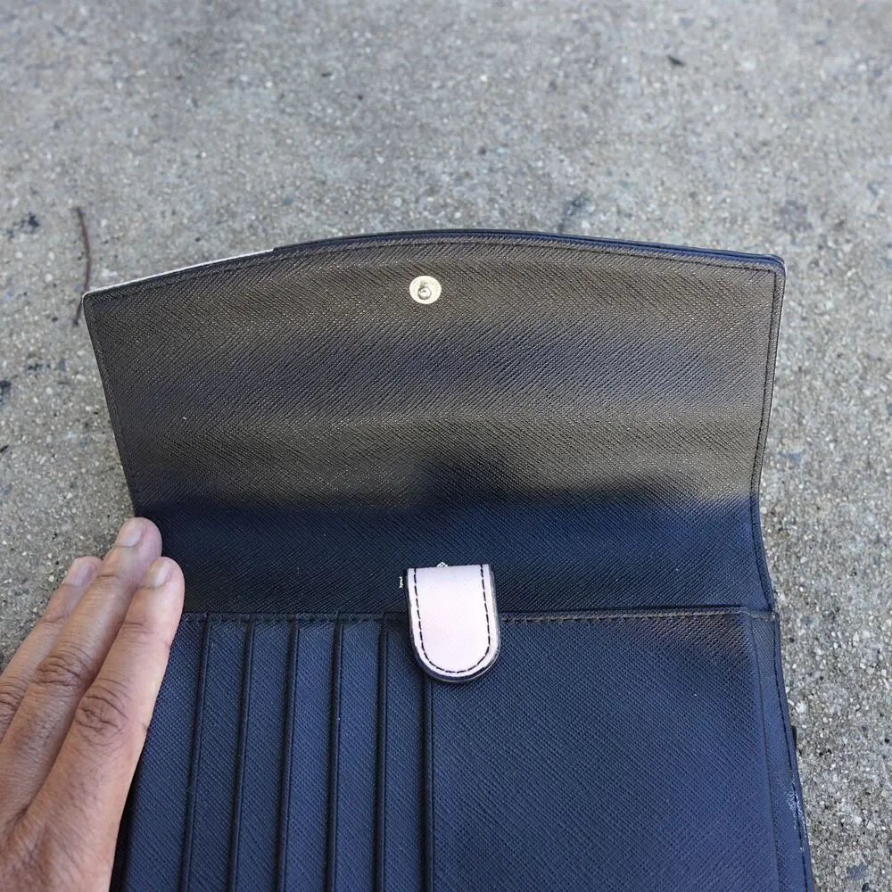 Kate Spade Laurel Way Geo Spotlight Winni Crossbody Wallet Clutch As Is No Strap